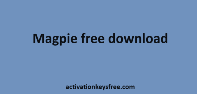 Magpie free download