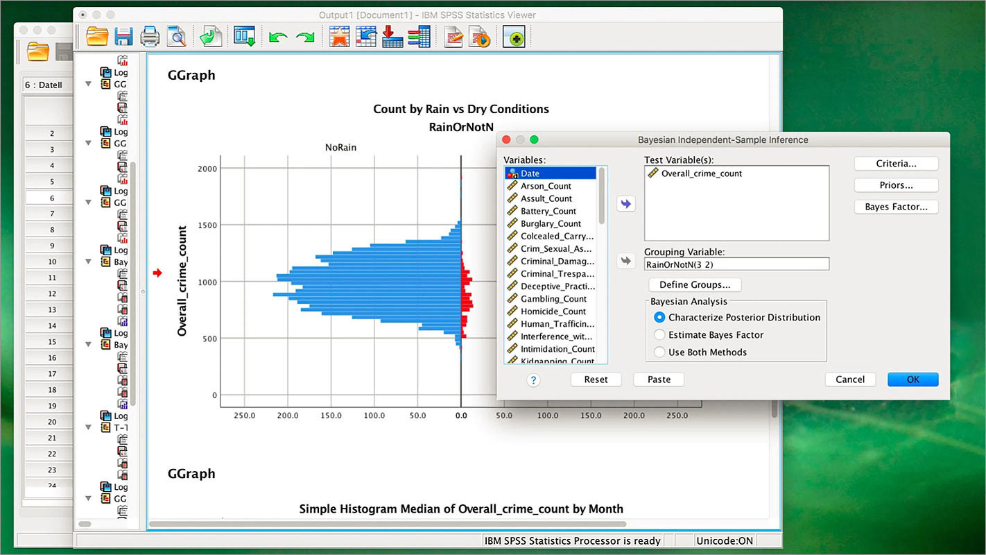 Взлом статистики IBM SPSS