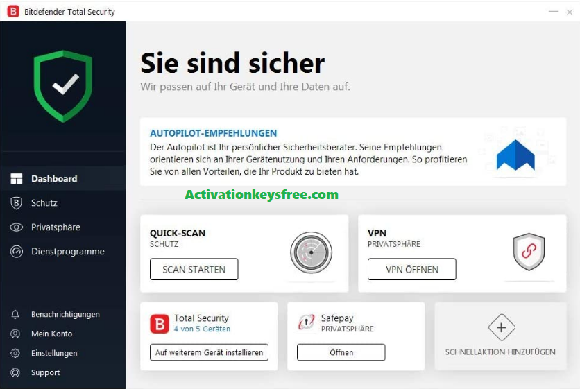 Crack della sicurezza totale di Bitdefender